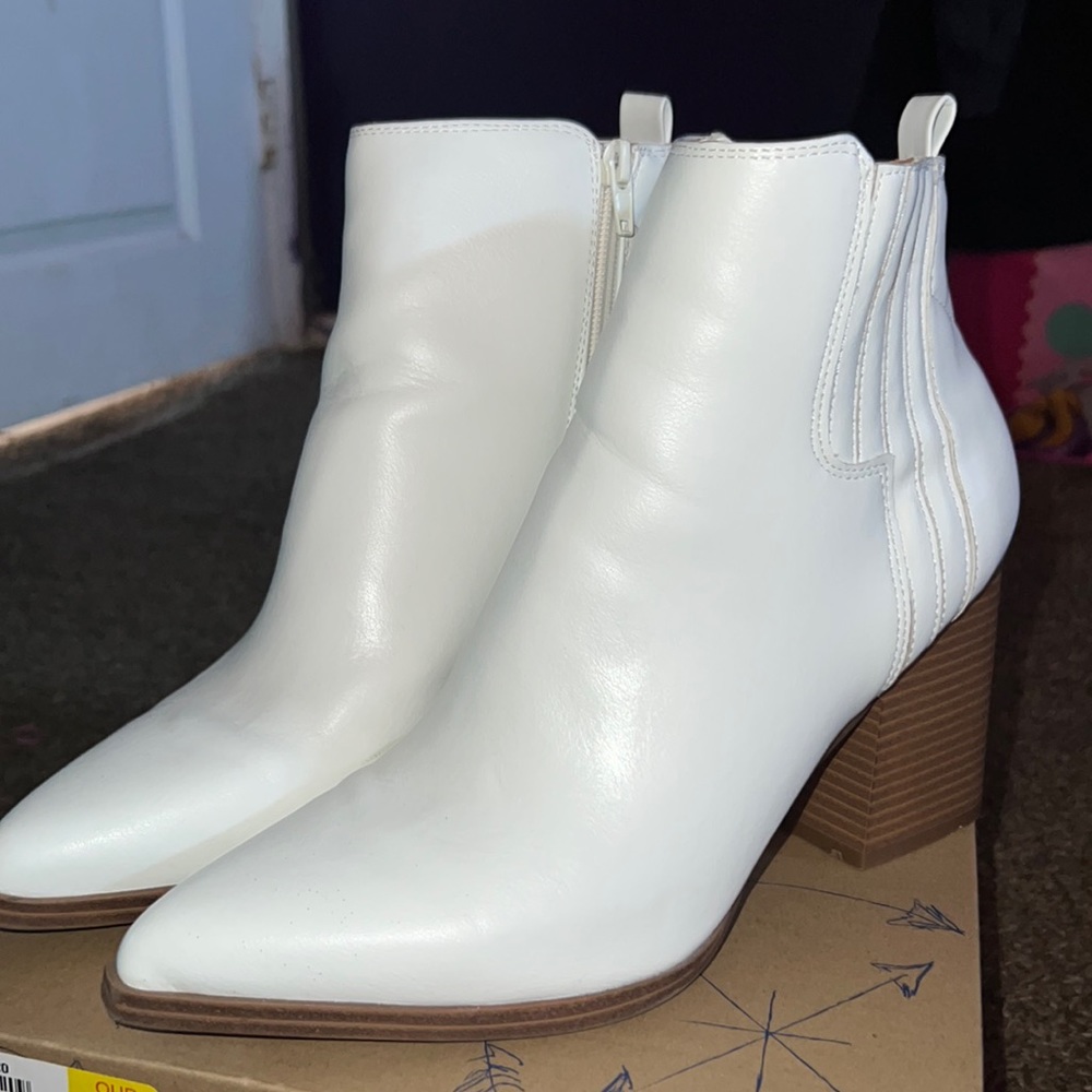 White women booties